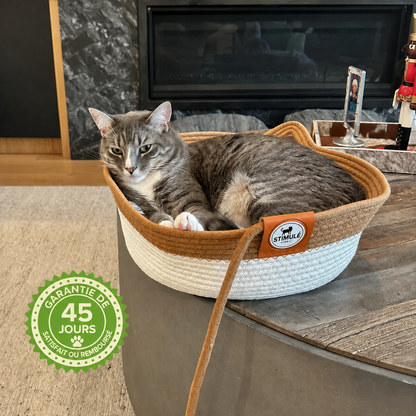 Panier Sérénité | Découvrez le premier espace naturel pour chats d'intérieur, conçu sur la base de recherches scientifiques