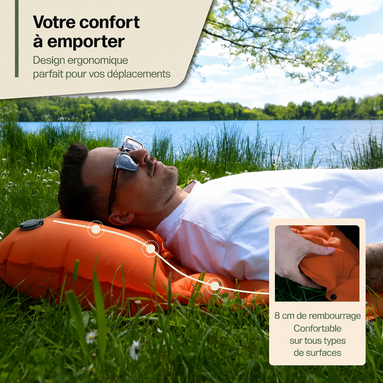 Assez petit pour tenir dans n’importe quelle poche. Assez confortable pour être porté toute la journée.