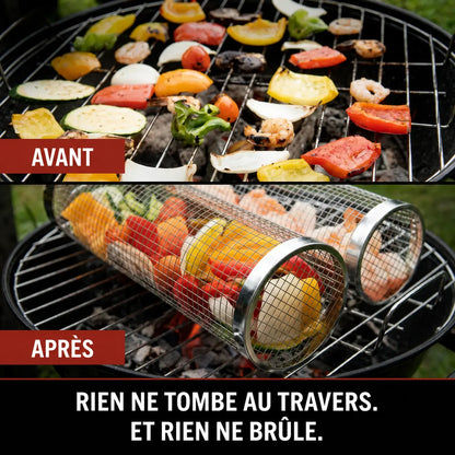 Panier à barbecue rond