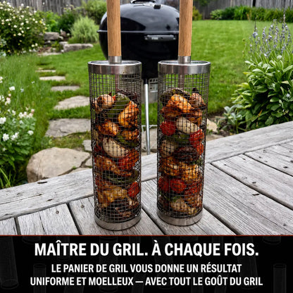 Panier à barbecue rond