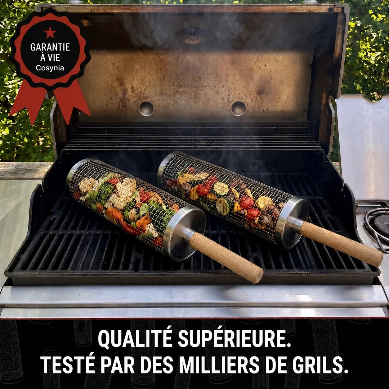 Panier à barbecue rond